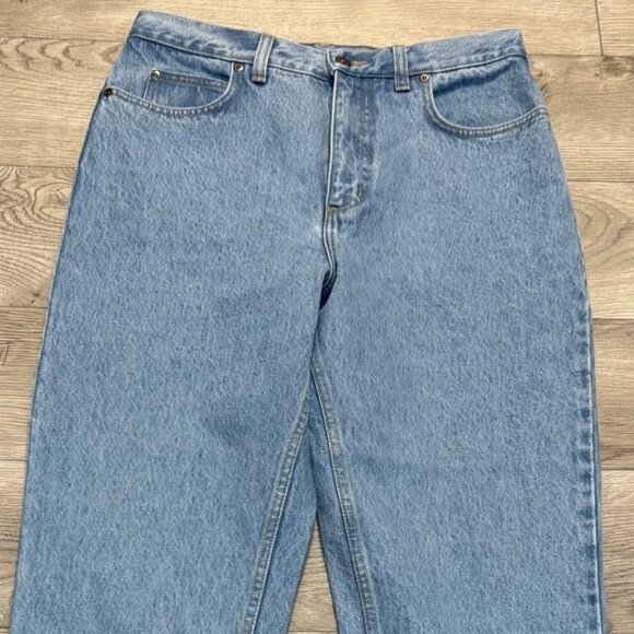 Lands End Womens Vintage Jeans Size 10 High Rise Straight Leg Light Wash Denim - Picture 4 of 15